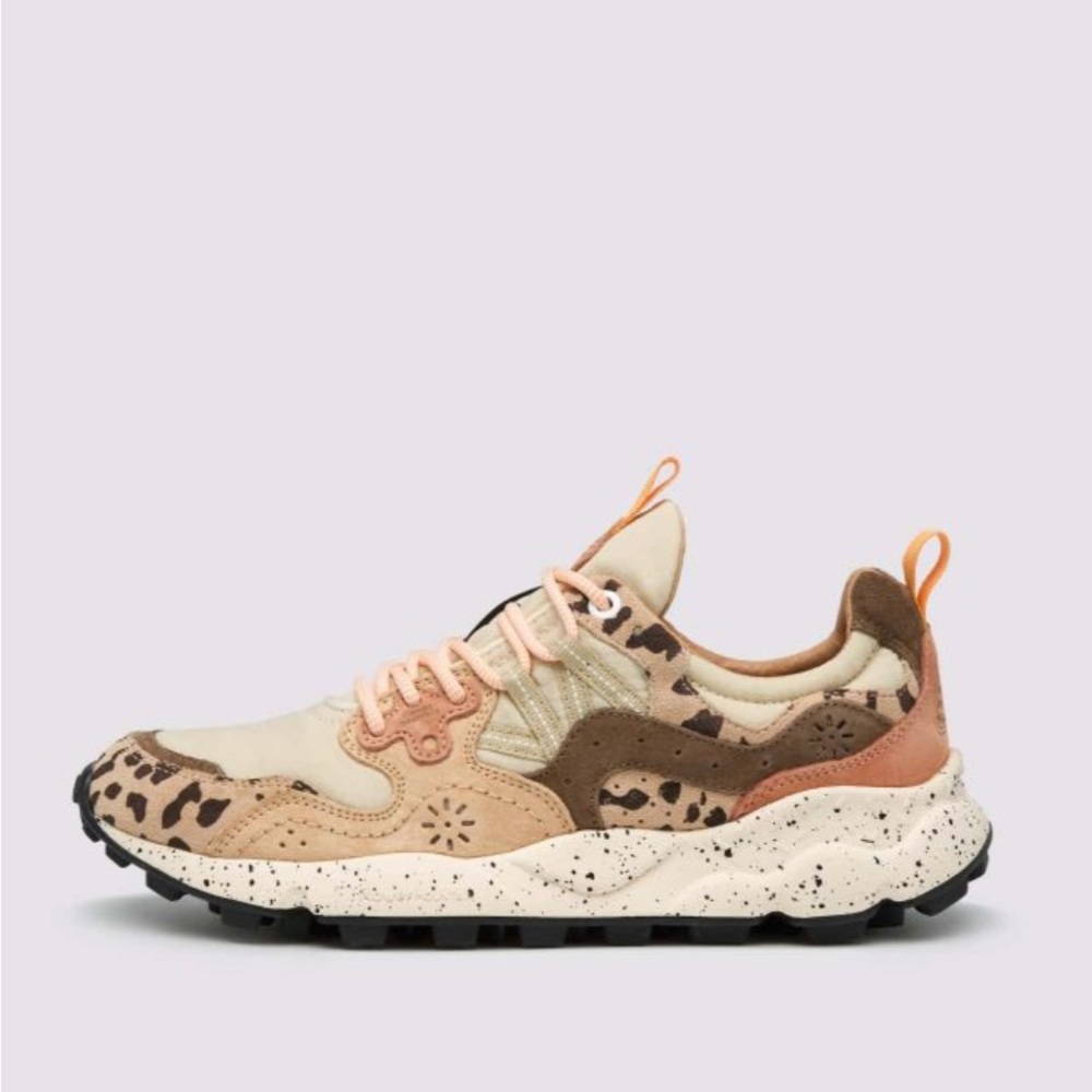 YAMANO 3 UNI - flower mountain men’s Beige and Brown Sneakers